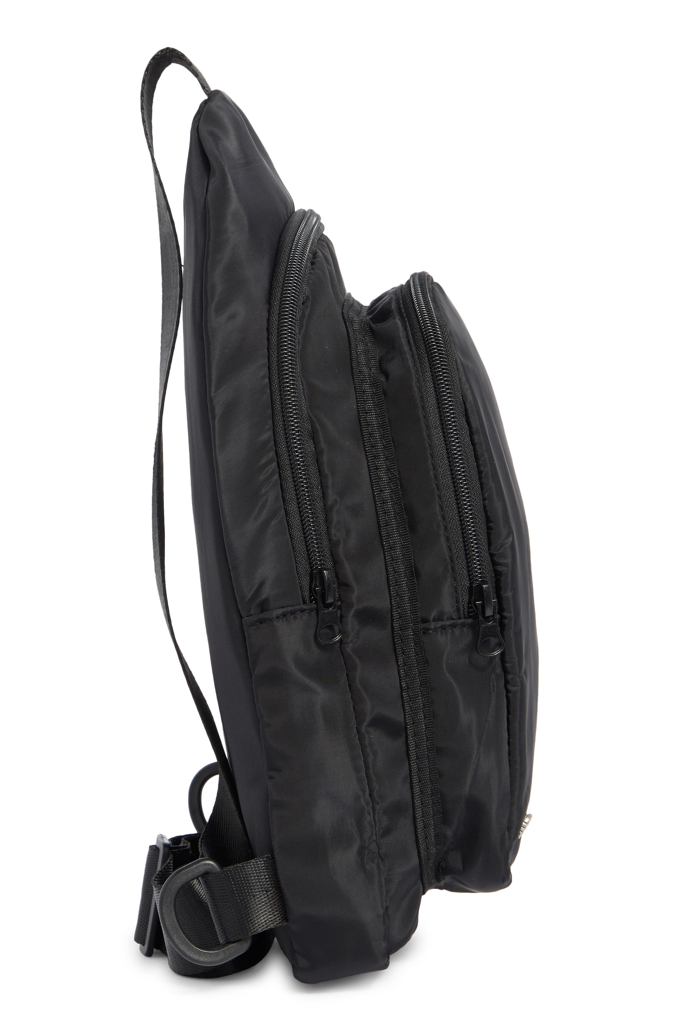 Z by Zella Sling Crossbody Bag, Alternate, color, Black