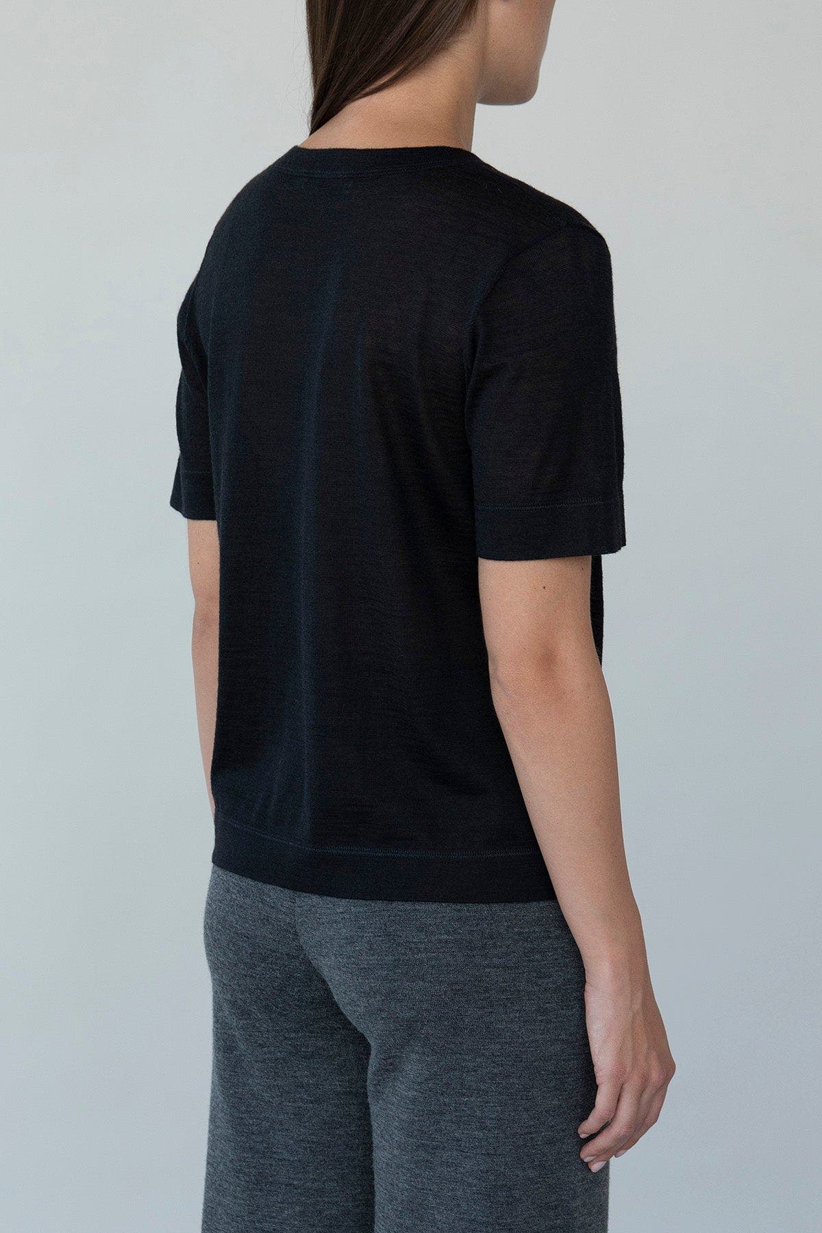 Crew Neck Sweater Tee - image 2