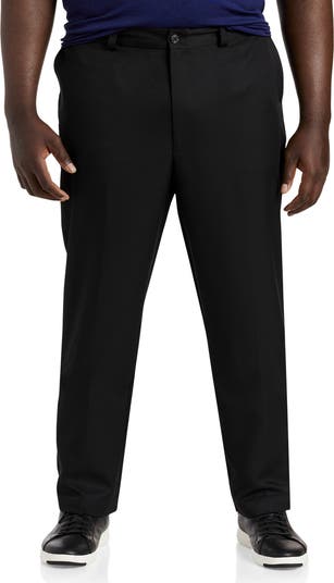 Oak Hill by DXL Big & Tall Microfiber Waist-Relaxer Pants | Nordstrom
