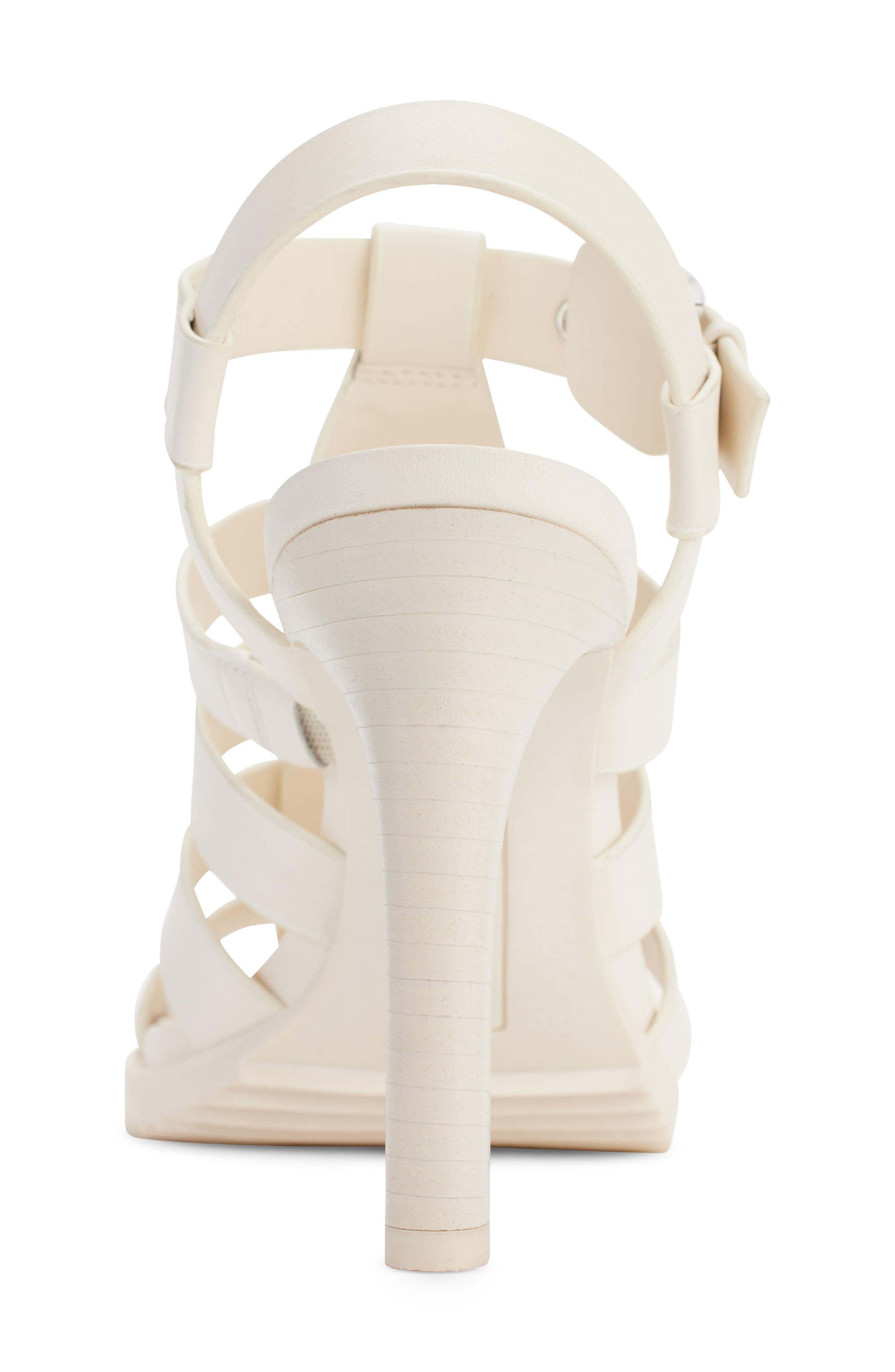 DKNY Bria Slingback Cage Sandal, Alternate, color, Egg Nog