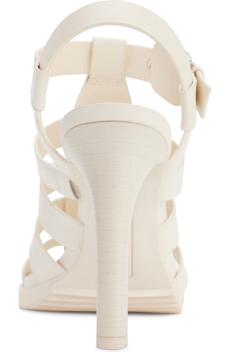 DKNY Bria Slingback Cage Sandal, Alternate, color, Egg Nog