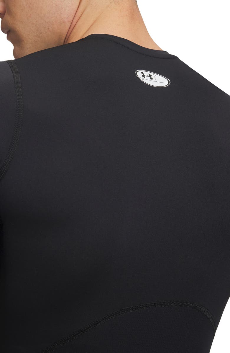 Under Armour HeatGear<sup>®</sup> Armour Compression Performance T-Shirt, Alternate, color, Black