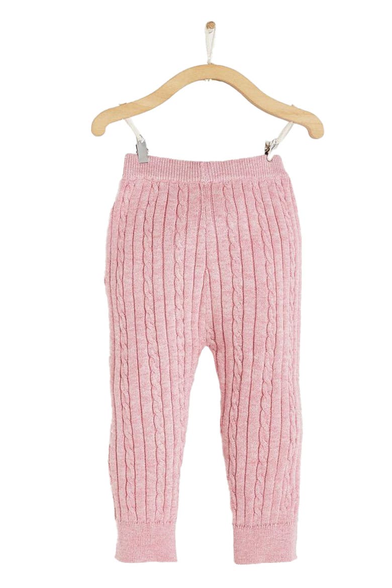 Premium Cotton Knit Leggings For Infant, Main, color, Pink