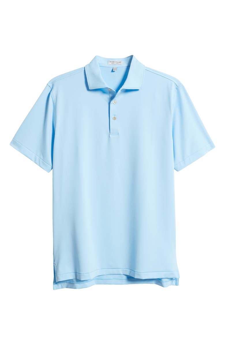 Peter Millar Holden Performance Jersey Polo, Alternate, color, Seaport Blue