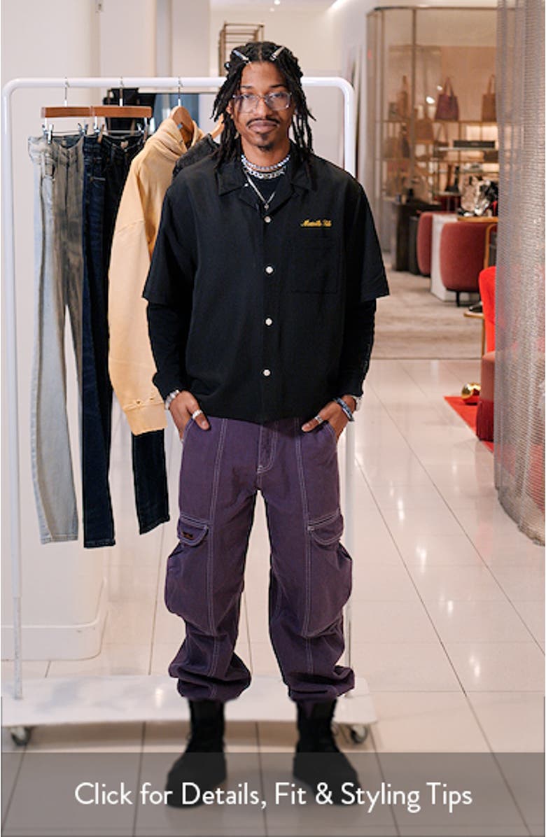 Ribbon Embroidered Camp Shirt, sales video thumbnail