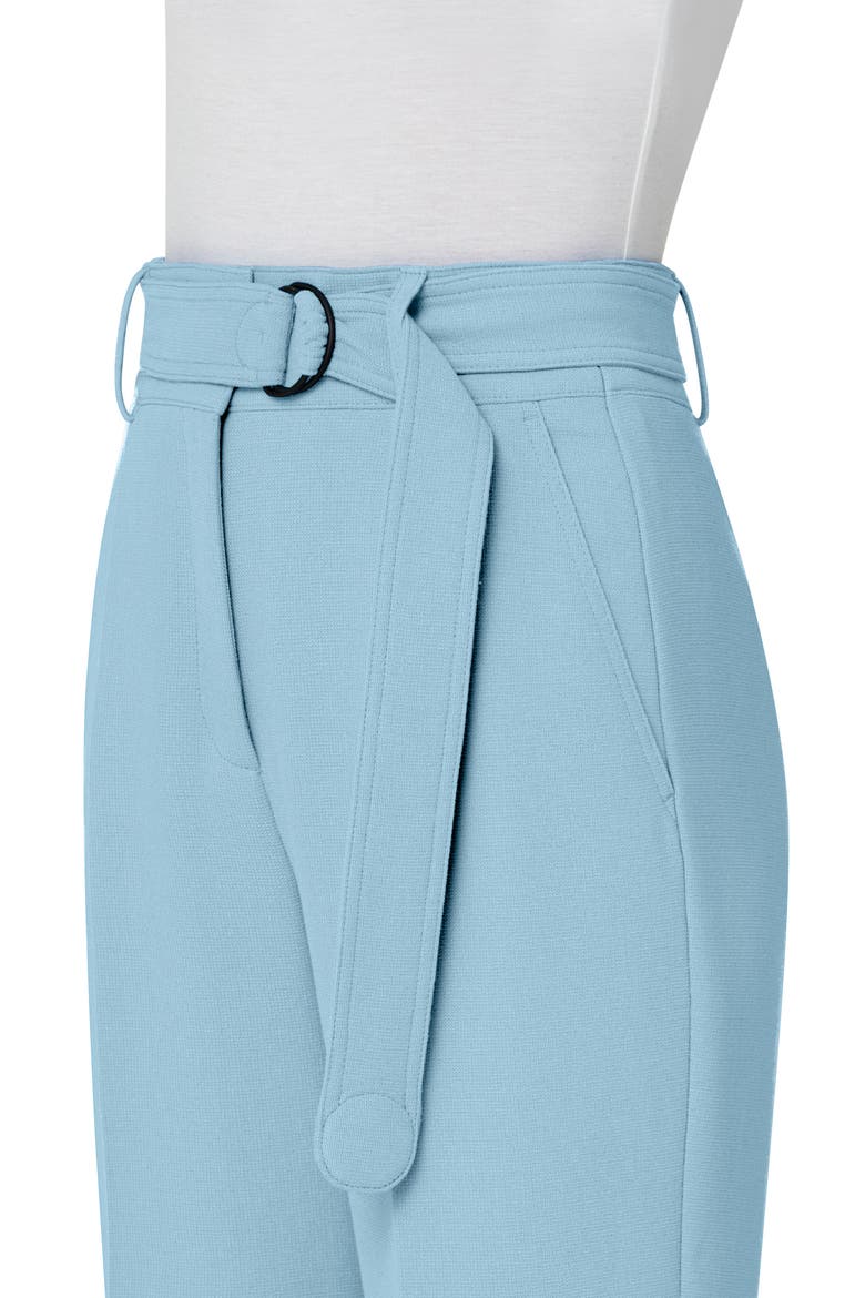 Fred Crop Crêpe Pants, Alternate, color, BLEACHED DENIM