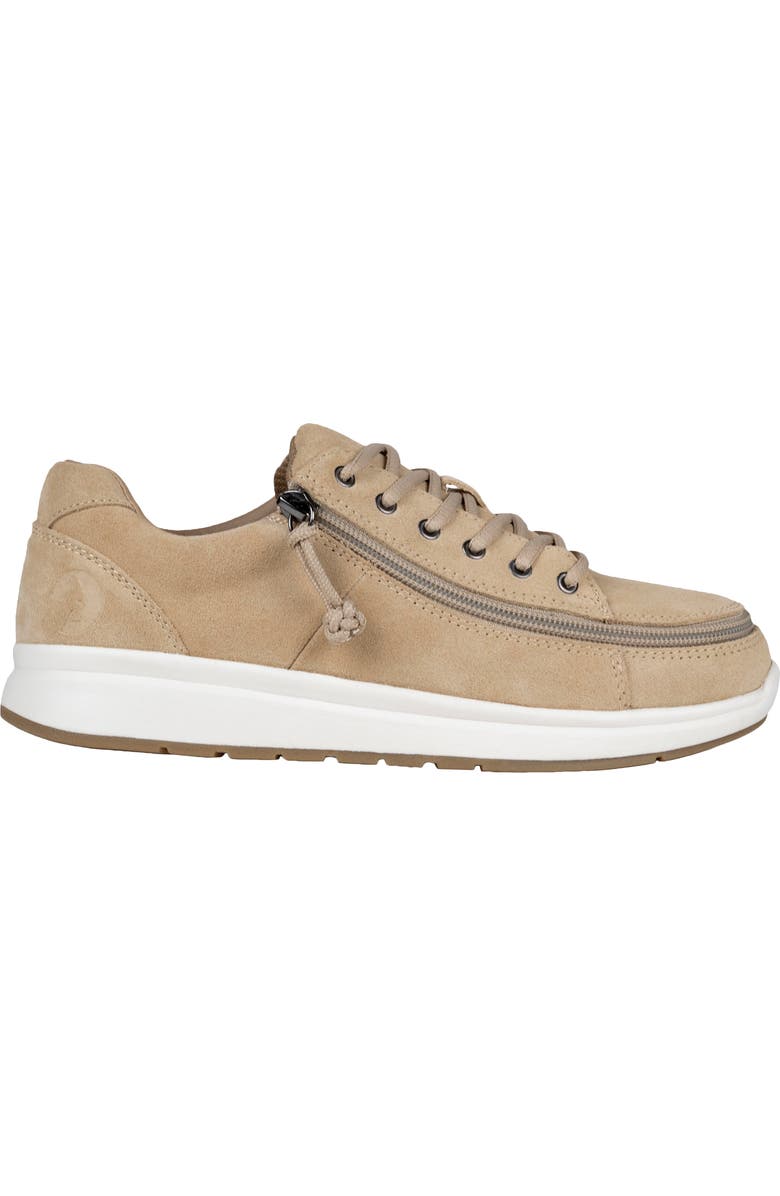 BILLY Footwear Comfort Leather Lo Sneaker, Alternate, color, Tan Suede