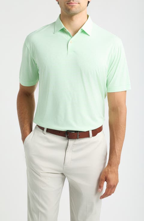 Featherweight Market Stripe Performance Polo