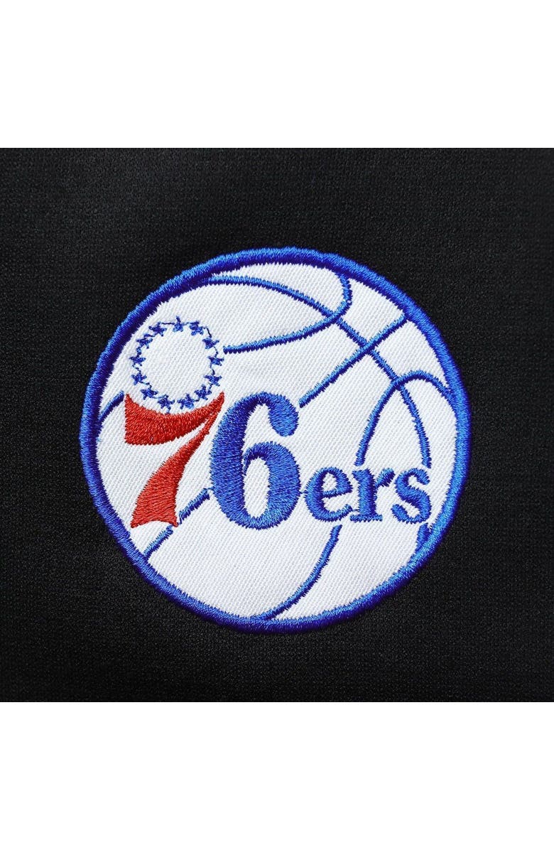 FISLL Men's Black Philadelphia 76ers Newspaper Print Jogger Pants, Alternate, color, 