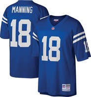 Mitchell & Ness Men's Mitchell & Ness Peyton Manning Royal Indianapolis Colts Big & Tall 1998 Retired Player Replica Jersey