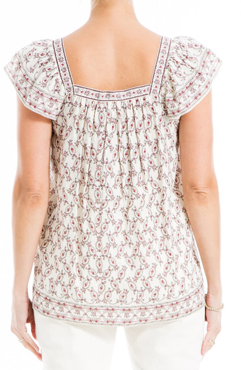 MAX STUDIO Flutter Sleeve Top, Alternate, color,