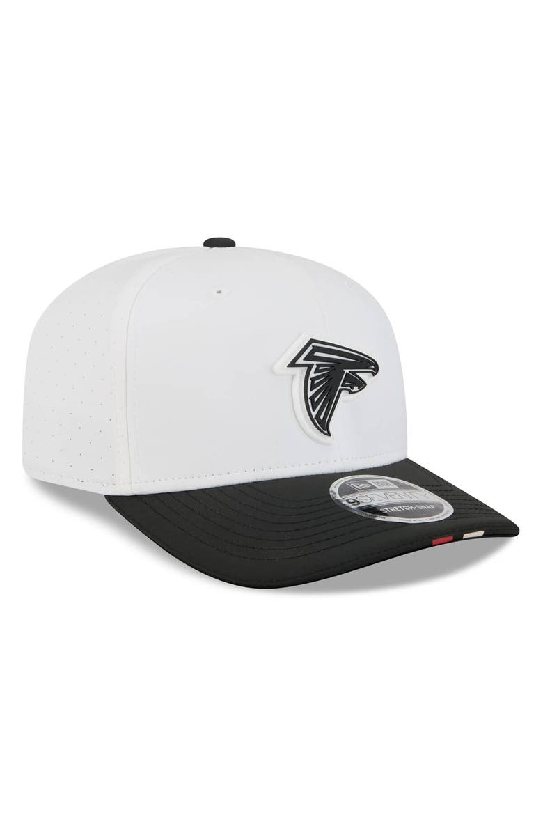 New Era Men's New Era  White/Black Atlanta Falcons 2025 NFL Training Camp 9SEVENTY Adjustable Hat, Alternate, color, 