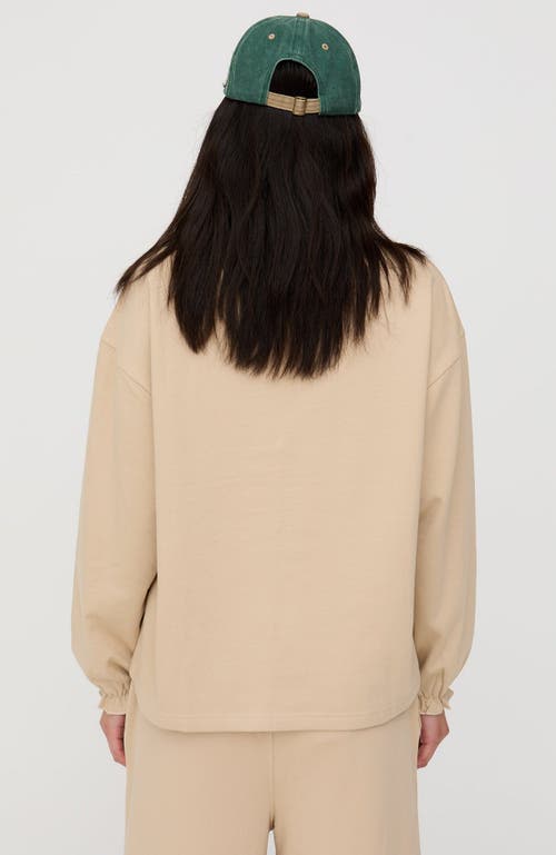Turtledove London Organic Cotton Ivy Sweatshirt In Brown