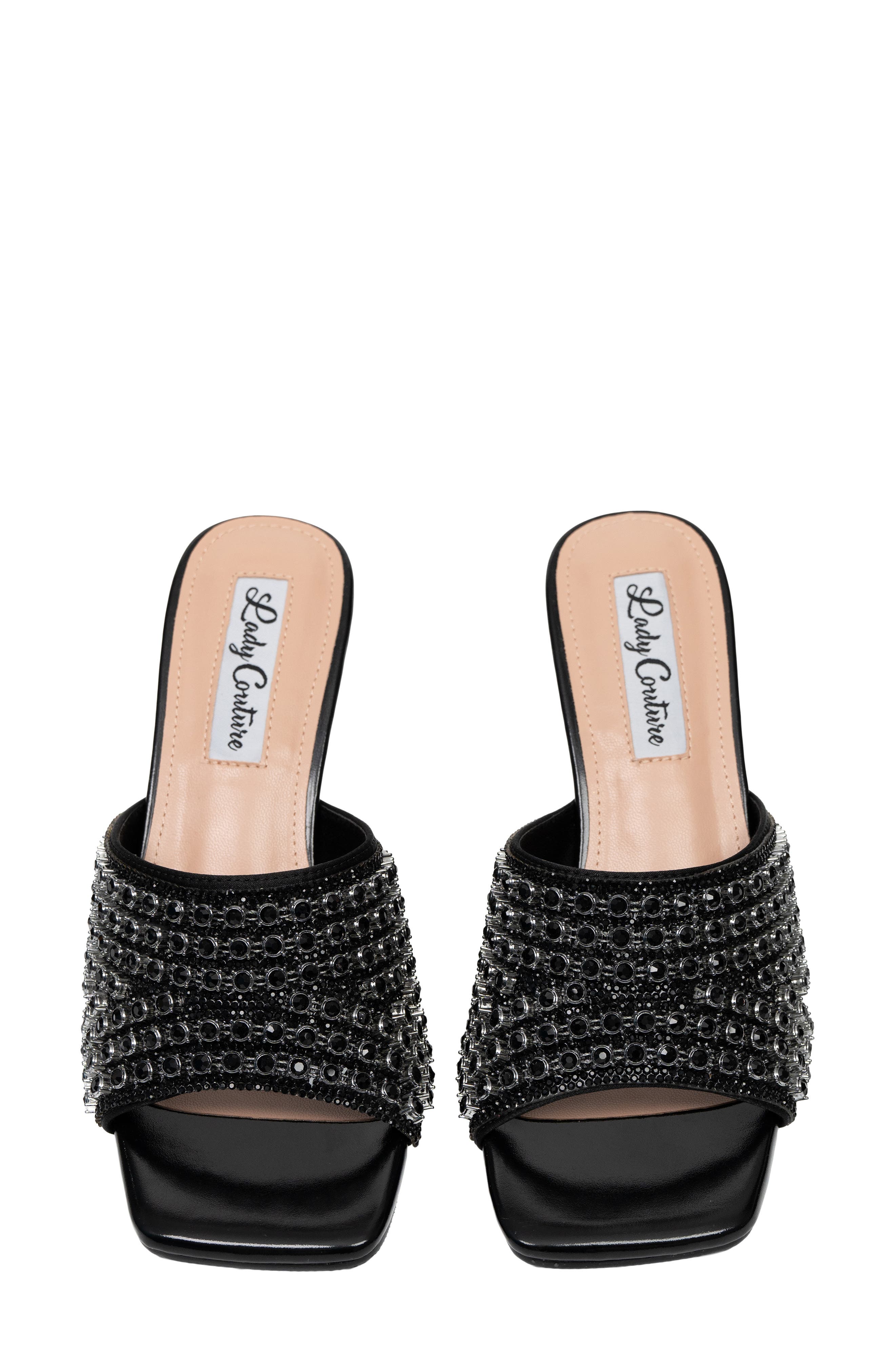 Royalnr Heeled Mule, Alternate, color, BLACK
