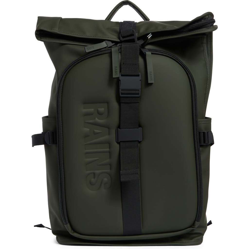 Rains Texel Waterproof Backpack In Green