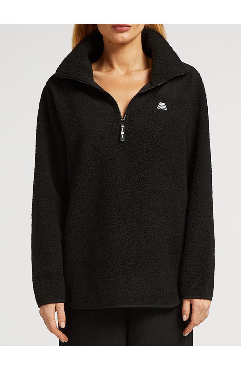 4TH ARQ Lennox Half-Zip Long Sleeve Sweatshirt, Alternate, color, Black