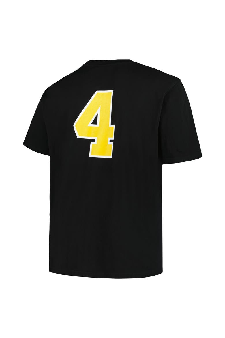 Men's Mitchell & Ness Bobby Orr Black Boston Bruins Big & Tall Name & Number T-Shirt, Alternate, color, Black