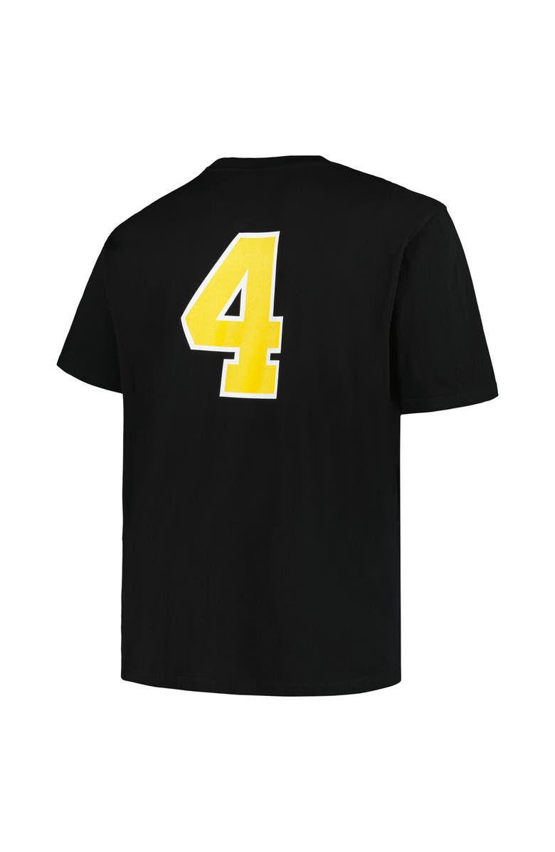 Mitchell & Ness Men's Mitchell & Ness Bobby Orr Black Boston Bruins Big & Tall Name & Number T-Shirt, Alternate, color, Black