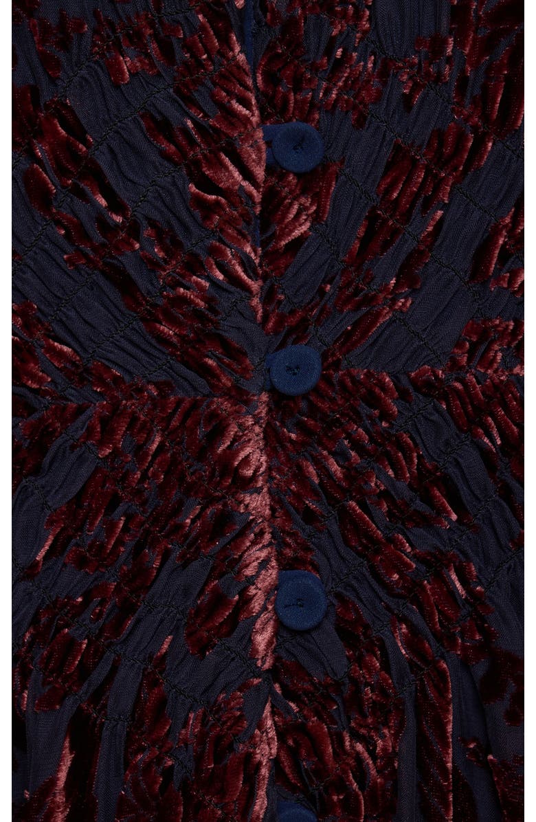 La DoubleJ Long Camerino Dress, Alternate, color, Cherubs Devoré Blue