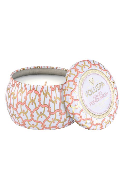 Saijo Persimmon Mini Tin Candle