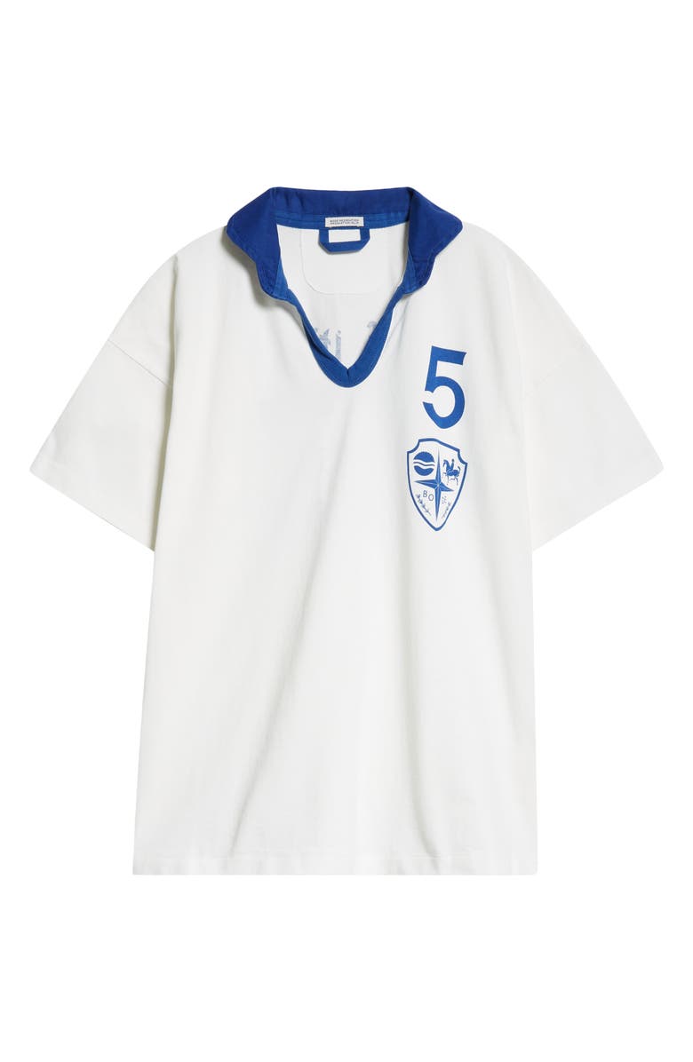 Bode Recreation Polo, Alternate, color, Cream