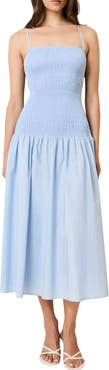 Solid & Striped The Vida Smocked Sleeveless Maxi Dress
