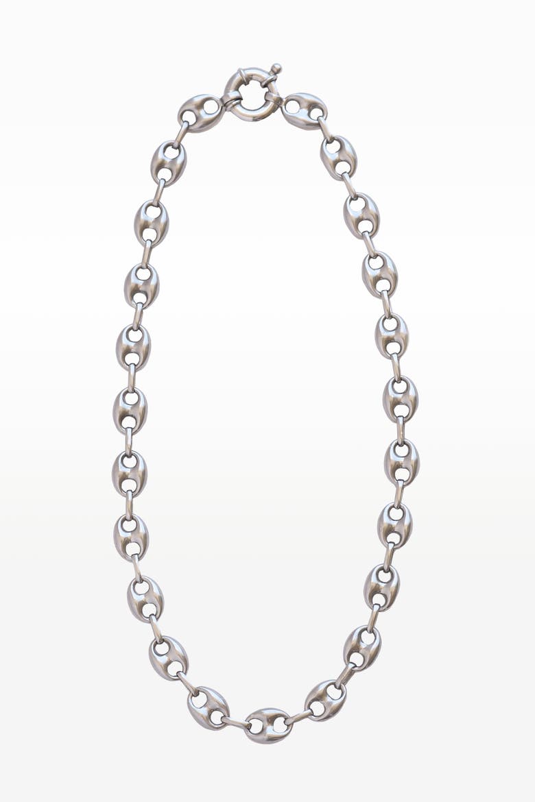 Lekker Necklace, Main, color, Silver