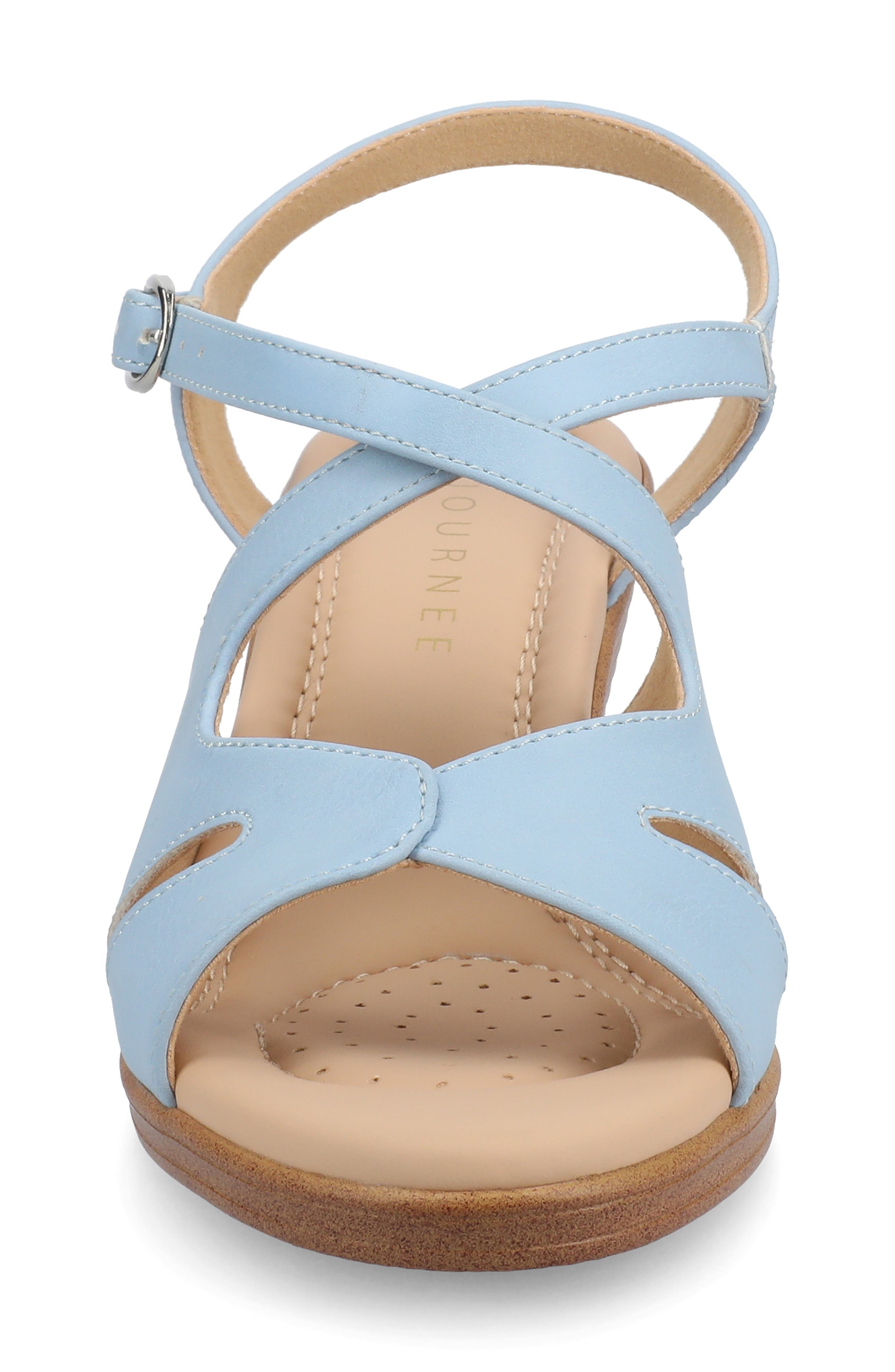 Kedzie II Wedge Sandal - Extra Wide Width Available, Alternate, color, BLUE