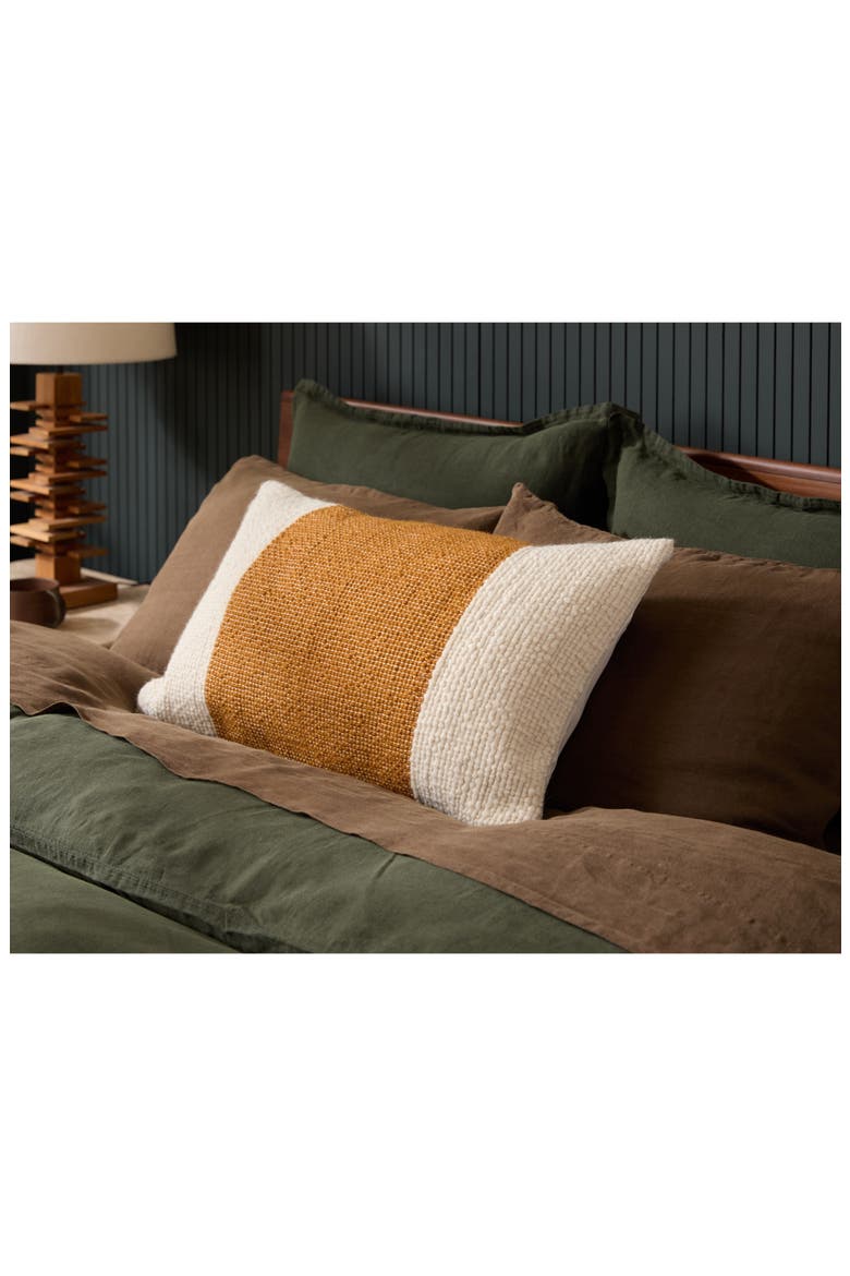 Linen Flat Sheet, Alternate, color, JAVA