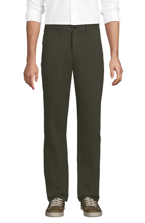 Lands' End Travel Kit Comfort Waist Classic Fit Chino Pant In Green