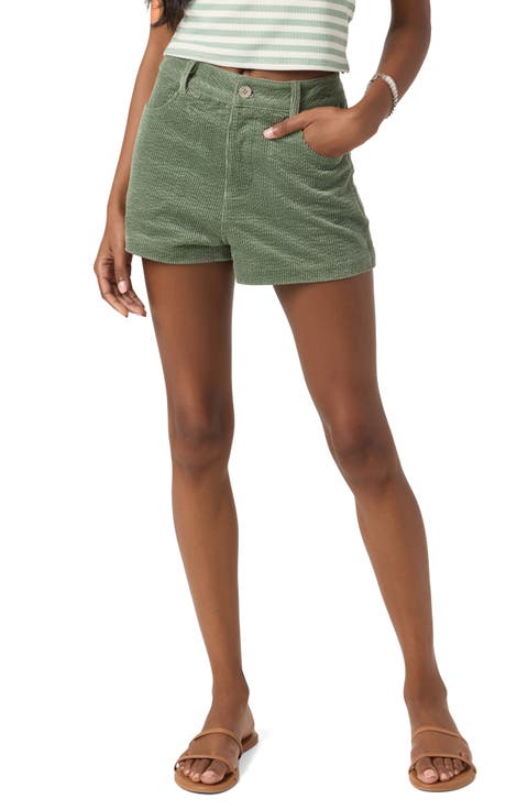 ●Sienne● Jackie Corduroy Shorts Green 10177720001 77793_Wellen_Corduroy_Easy_Sho
