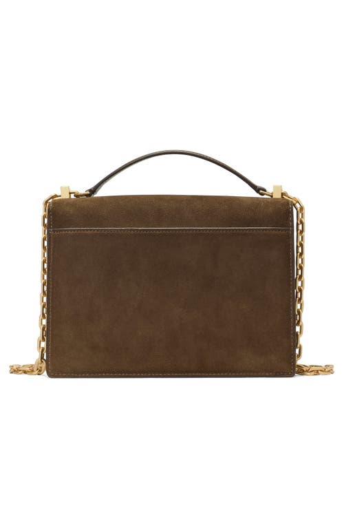 Kate Spade New York Deco Suede Convertible Chain Shoulder Bag