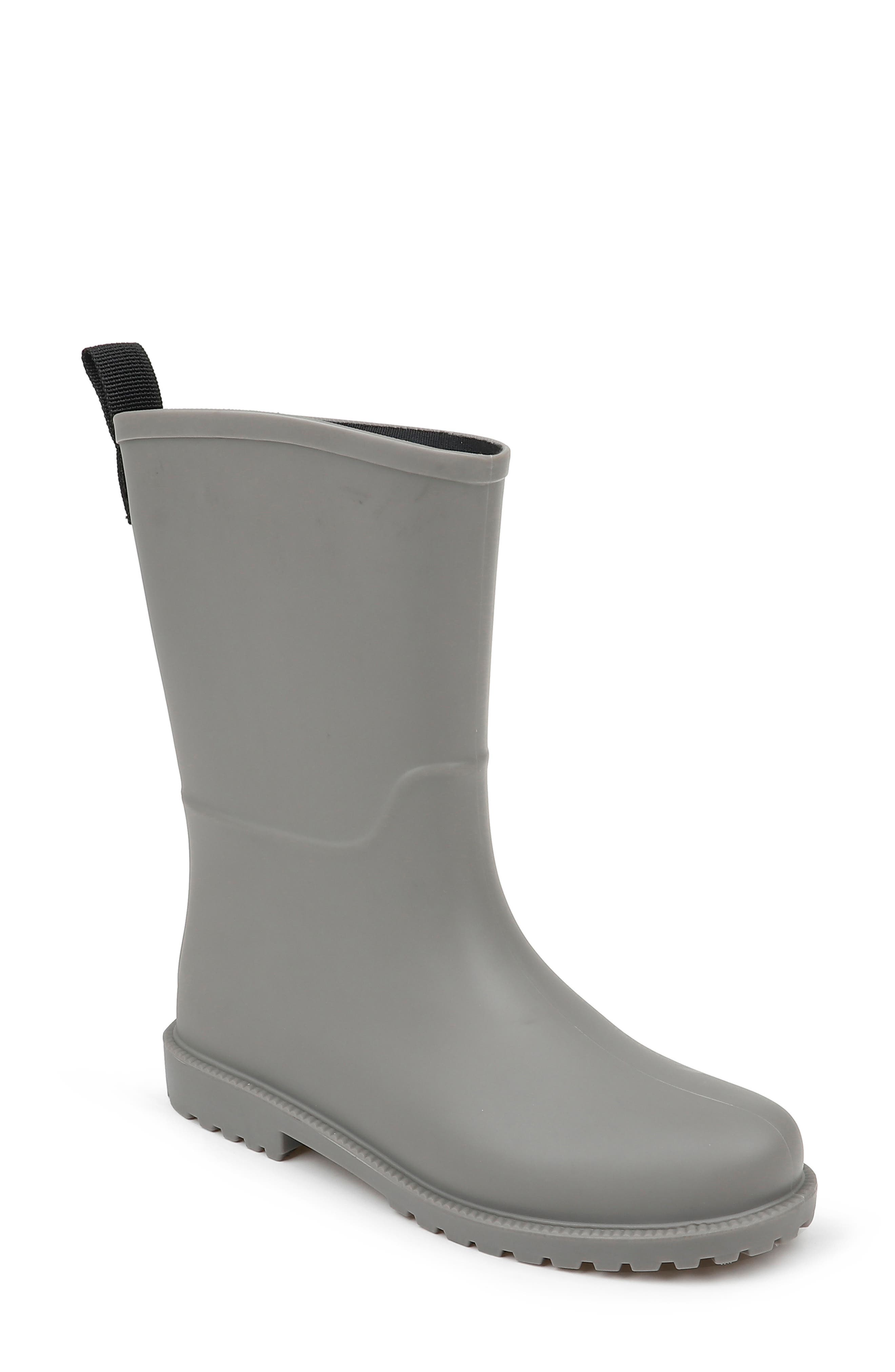Priscilla Rain Boot, Main, color, CHARCOAL