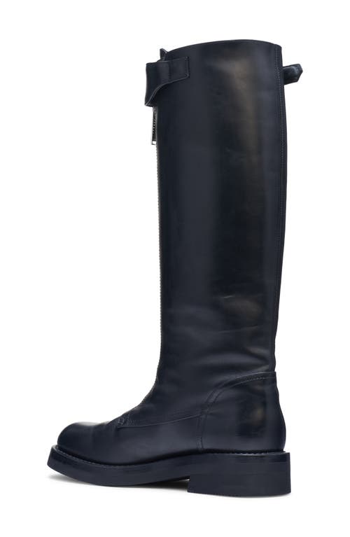 Alexander Mcqueen Mcqueen Knee High Riding Boot In Black