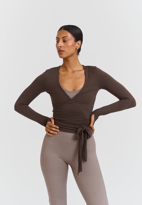Soft Ballet Wrap Top