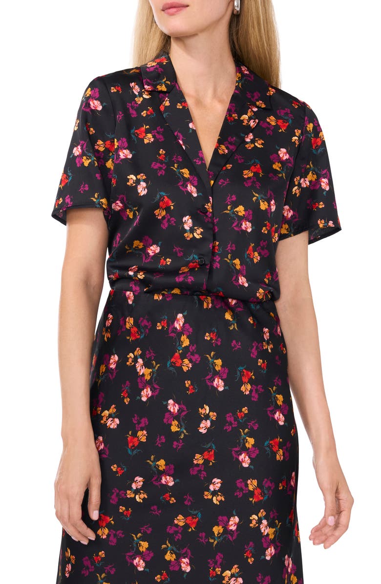 Halogen<sup>®</sup> Short Sleeve Button-Up Camp Shirt, Main, color, 