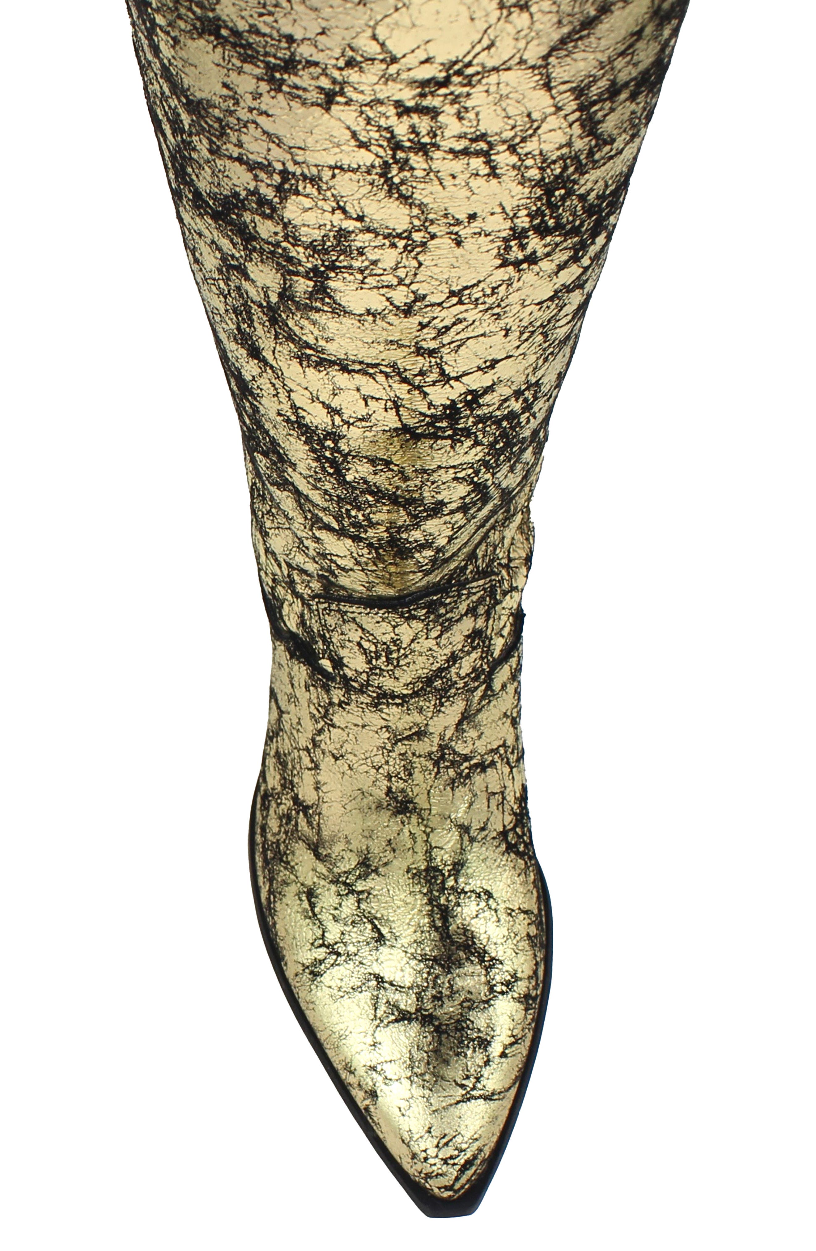 Valezka Knee High Boot, Alternate, color, GOLD