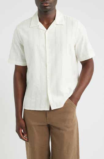 Didcot Tonal Dobby Stripe Camp Shirt