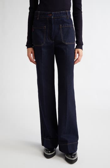 Victoria Beckham Alina Wide Leg Jeans | Nordstrom