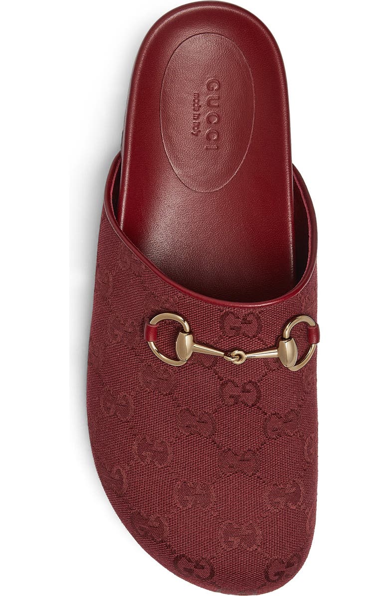 Gucci Sol GG Supreme Horsebit Mule, Alternate, color,