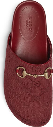 サンダル・ミュール Gucci Gg Supreme Fabric Mule Women's Horsebit mule in GG Supreme | GUCCI® US