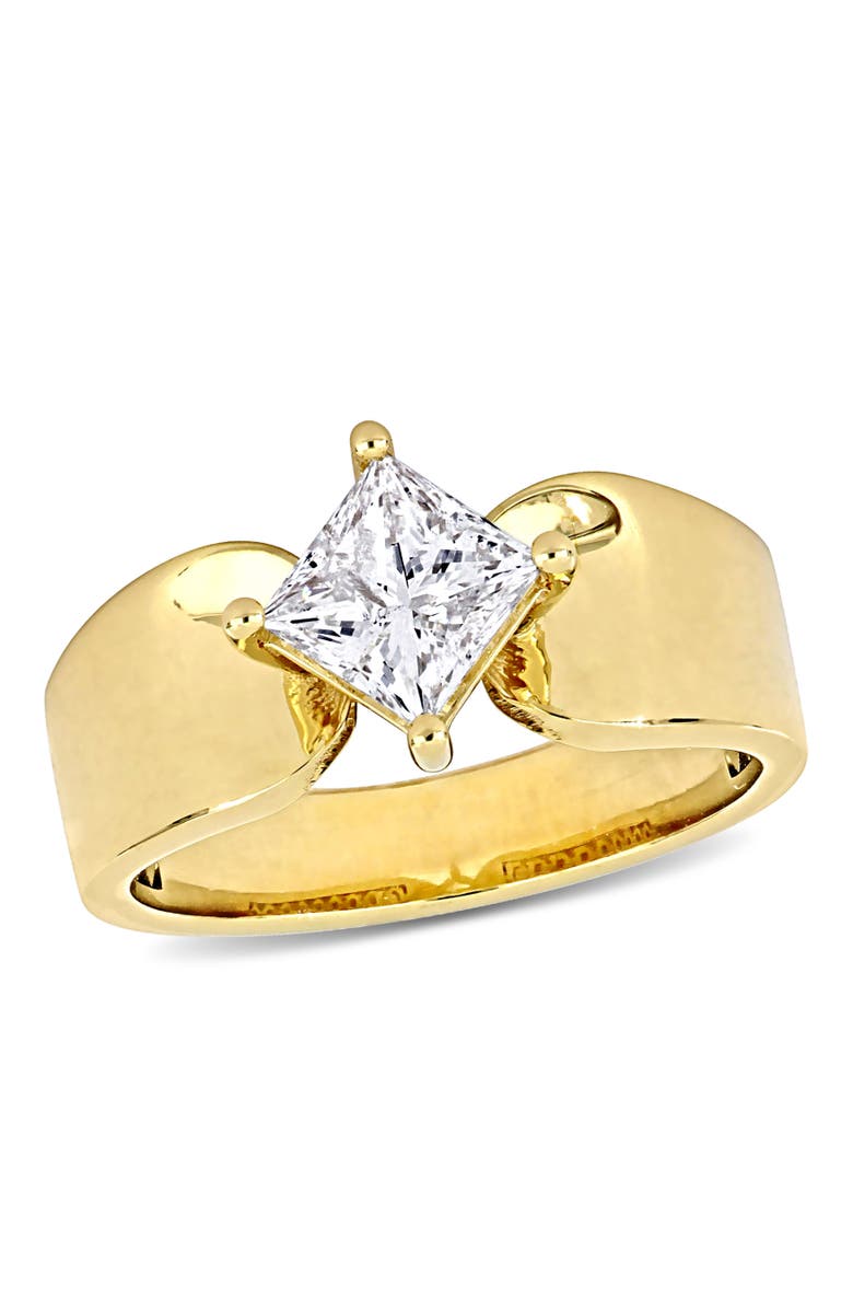 Julianna B. Princess-Cut Diamond Solitaire Ring 14k, Main, color,