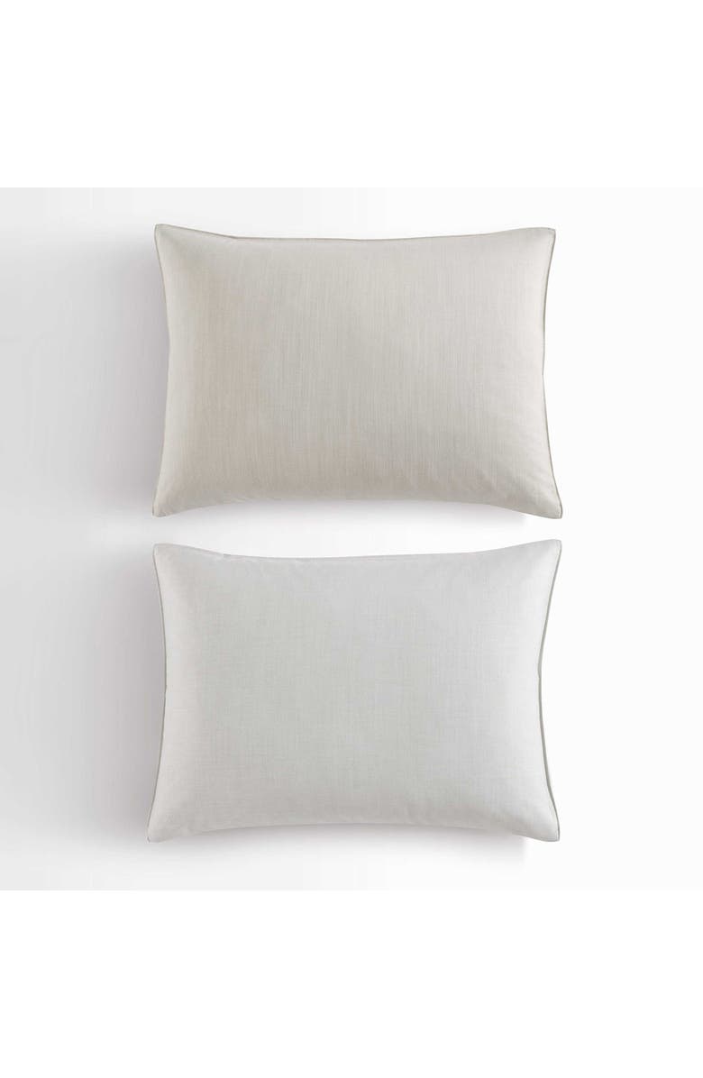 Calvin Klein Reversible Tencel<sup>®</sup> Lyocell Duvet Cover & Sham Set, Alternate, color, Beige/ Tan