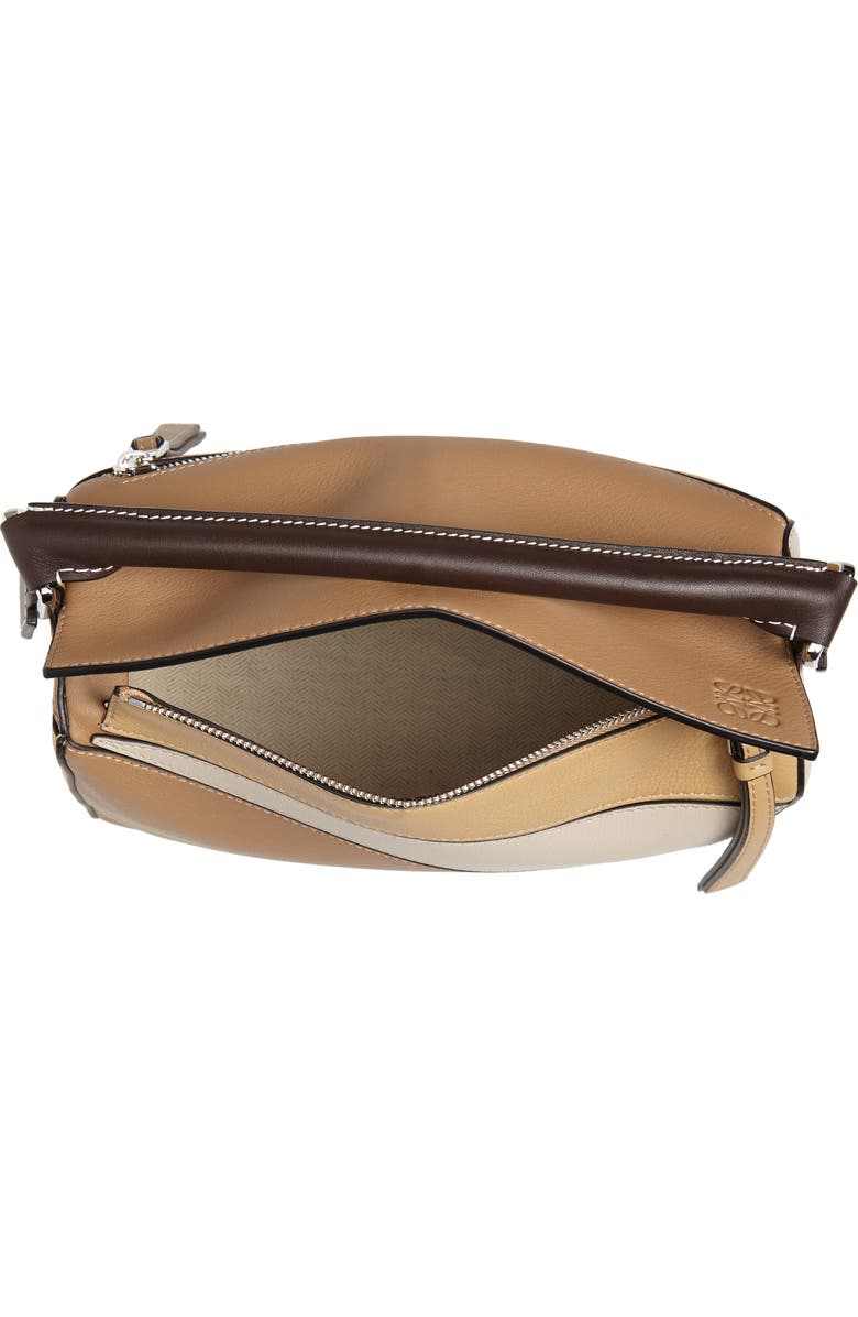 Loewe Puzzle Small Calfskin Leather Bag, Alternate, color,