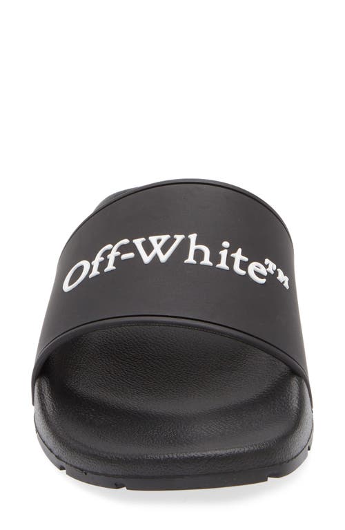 Off-white Bookish Logo Slide Sandal In Multi