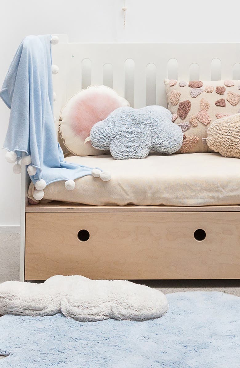 Lorena Canals Cloud Cushion, Alternate, color, Blue