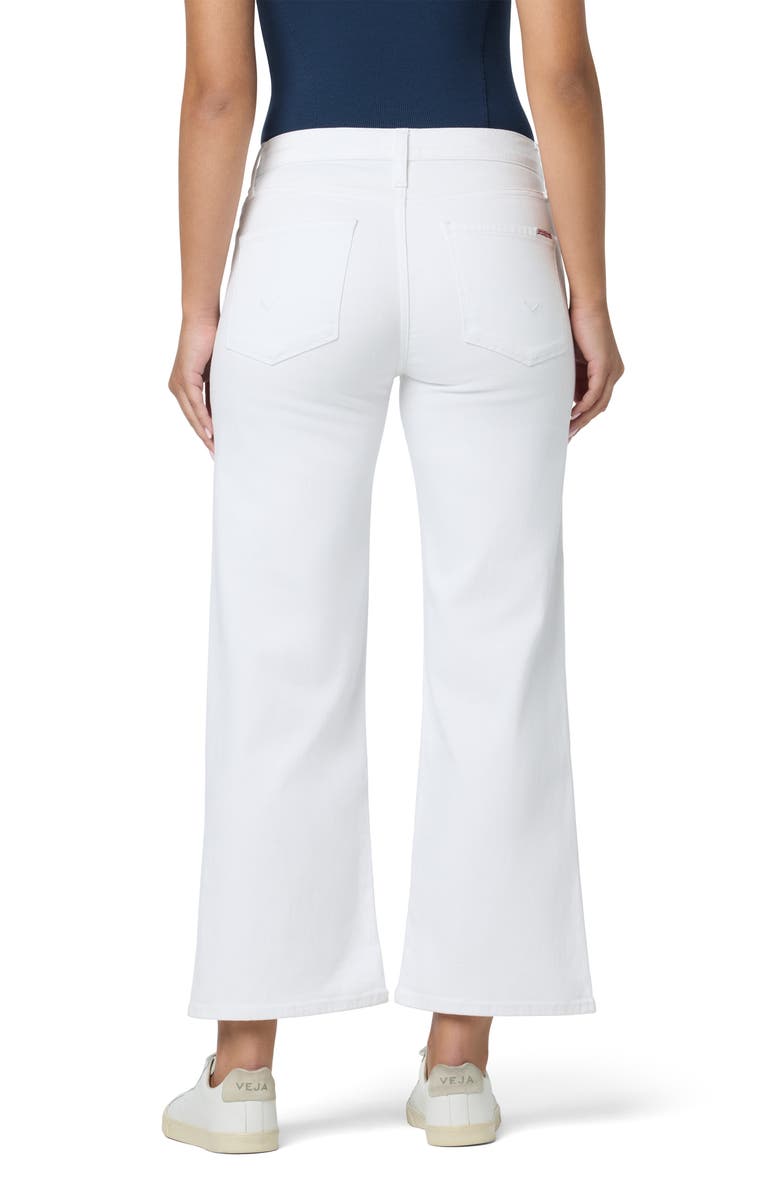 Hudson Jeans Rosalie High Waist Ankle Wide Leg Jeans, Alternate, color, White