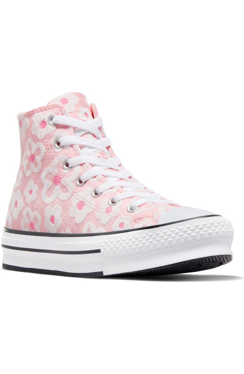 Converse Kids' Chuck Taylor<sup>®</sup> All Star<sup>®</sup> EVA Lift High Top Sneaker, Main, color, Donut Glaze/Oops Pink