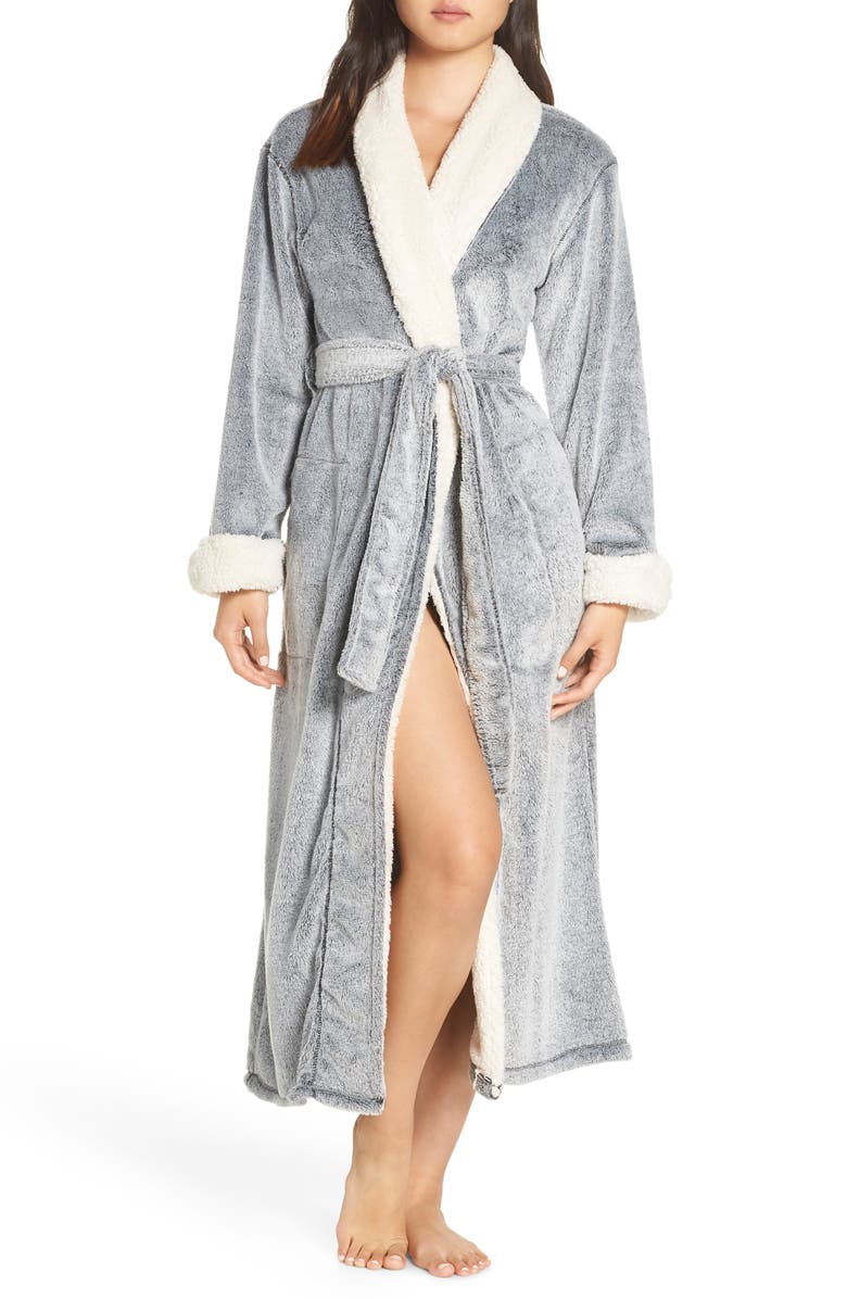 Natori Plush Velour Robe, Main, color, 