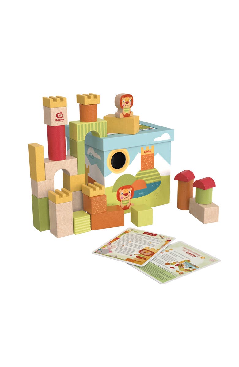 Bababoo and friends<sup>®</sup> Bababoo Lion Babablocks Building Blocks, Alternate, color, Multi / Orange